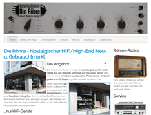 Tablet Screenshot of die-roehre-frankfurt.de